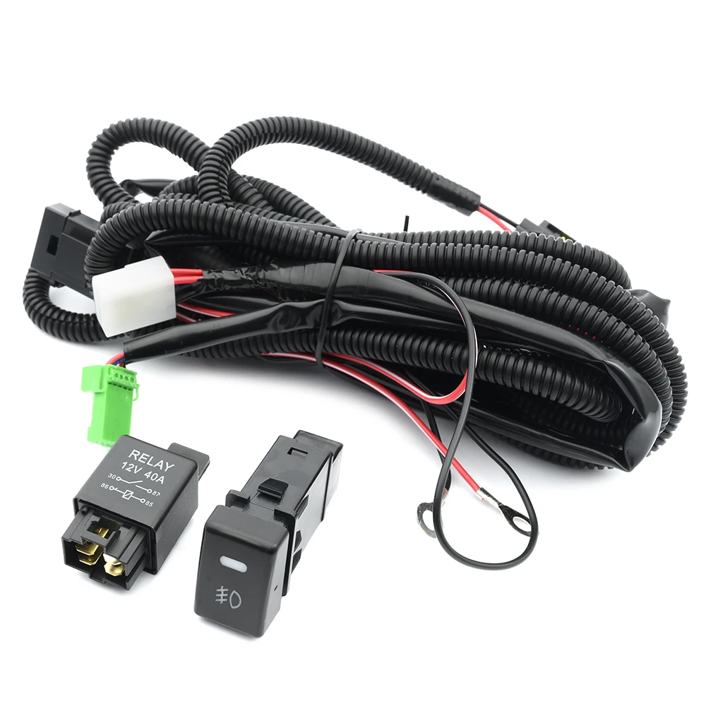 40A H8 H11 Fog Lights Wiring Harness Socket For 20022012 Isuzu DMax