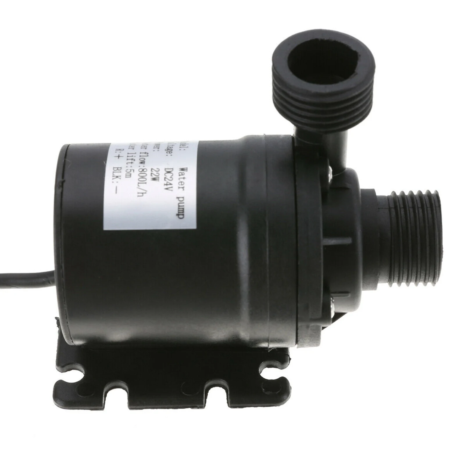 

Циркуляционный насос для горячей воды, 12 В, 19 Вт, 24 В, 22 Вт, 800 л/ч, пластиковый насос с бесщеточным Мотором 5 м для подъема воды, 5 м