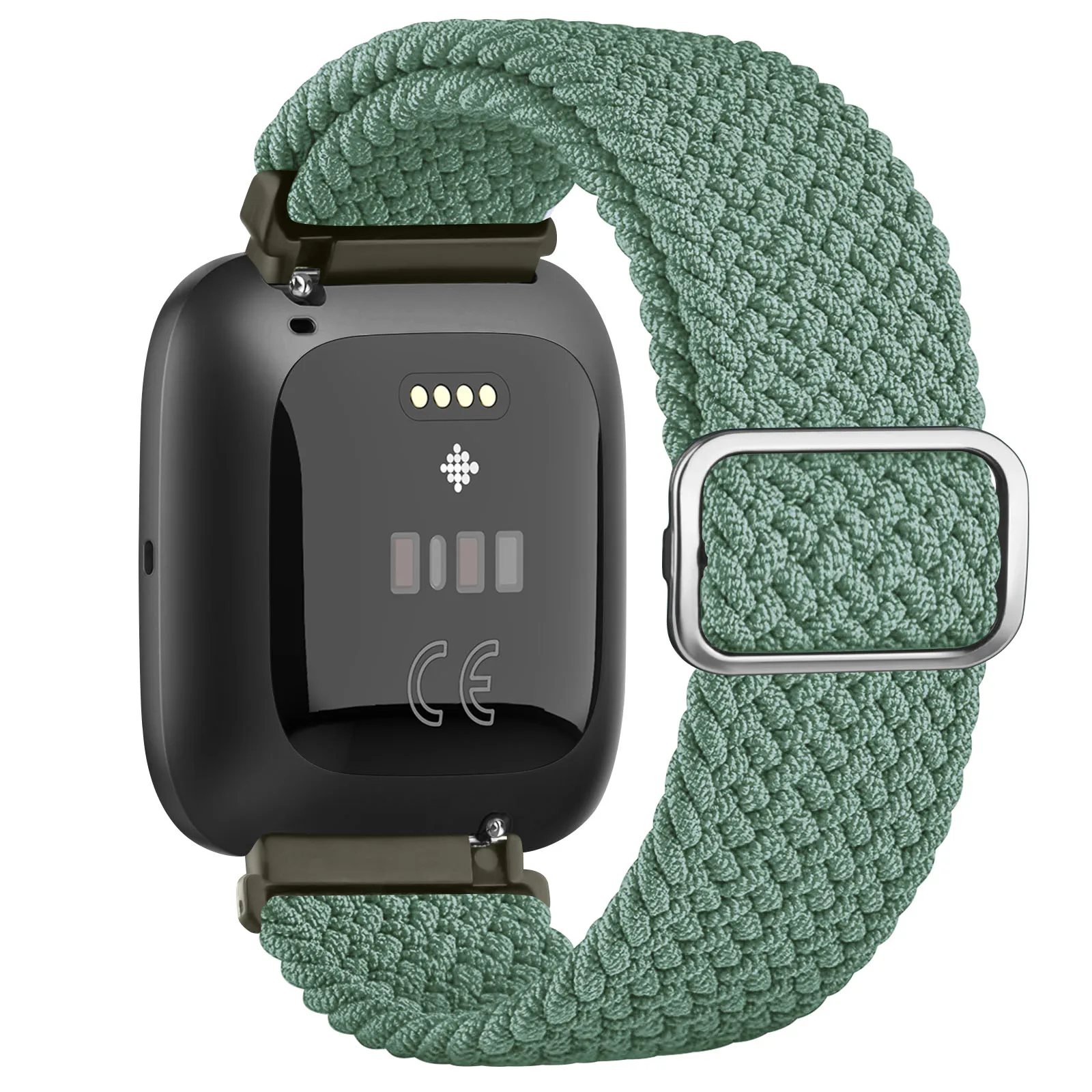 Elastisches geflochtenes Schlaufen band für fitbit versa 1/versa 2/versa lite Armband verstellbares Armband für fitbit versa spezielles Kanten band