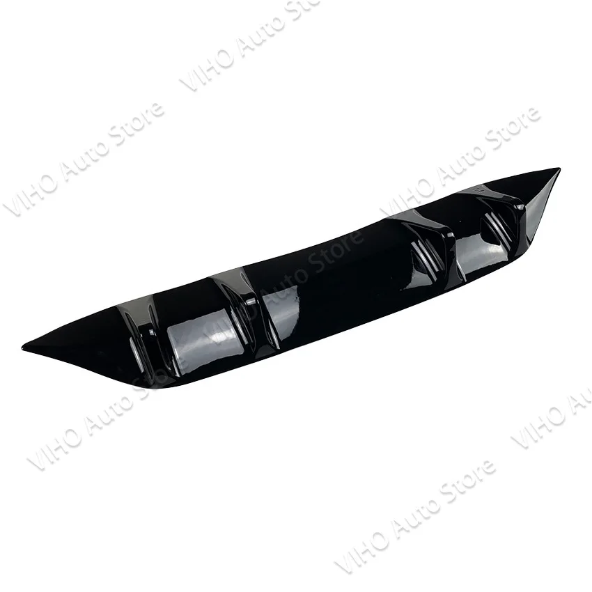 Spoiler Paraurti Posteriore Per Mercedes Classe C W205 - Diffusore In ABS Nero Brillante - Foto 7