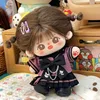20cm baby clothes dark purple school uniform set cotton doll clothes three piece set doll doll doll changing 2
