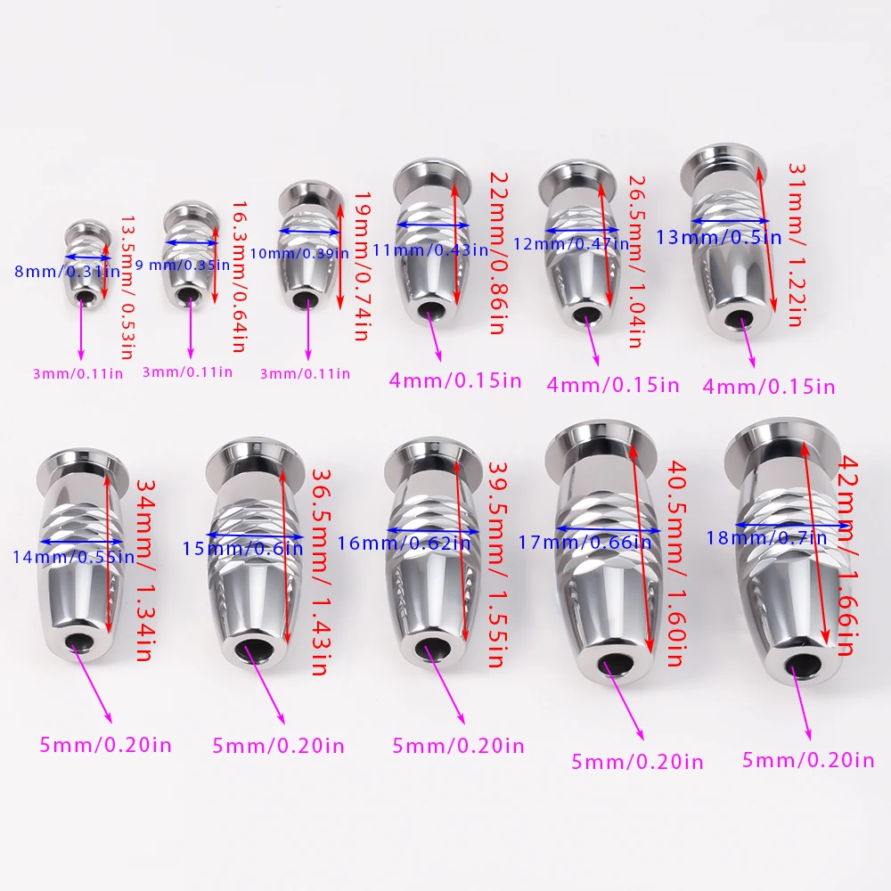 Stainless Steel Urethral Dilator Male Sex Toys