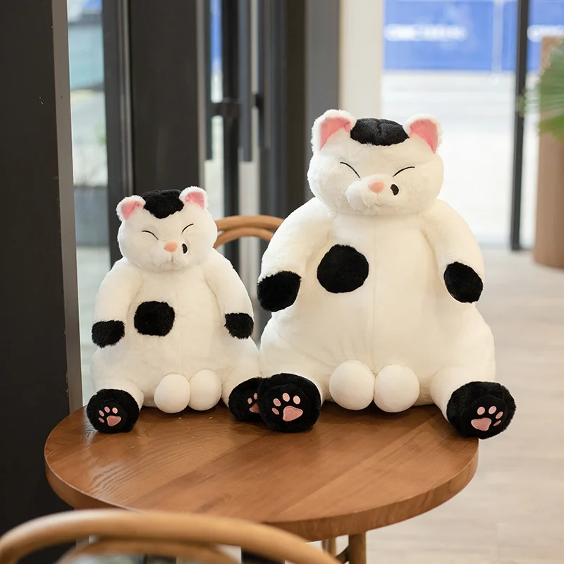 1pc white black cat