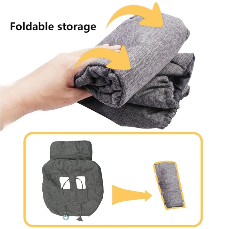 Infant Shopping Trolley seats Pad Soft Texture Cart Cover for Children Comfort 066B
