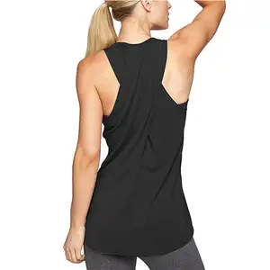 Camisetas de Yoga para mujer, chaleco deportivo fino y suelto, camiseta  transpirable sin mangas para gimnasio, Fitness, correr, camisetas sin  mangas ahuecadas sexys para niñas