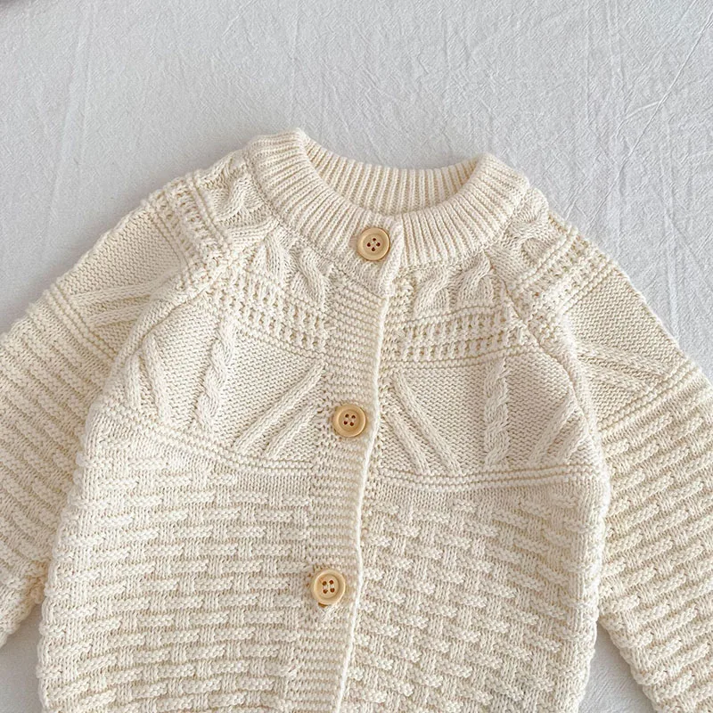 Autumn Baby Knitted Cardigan Sweater for Girls