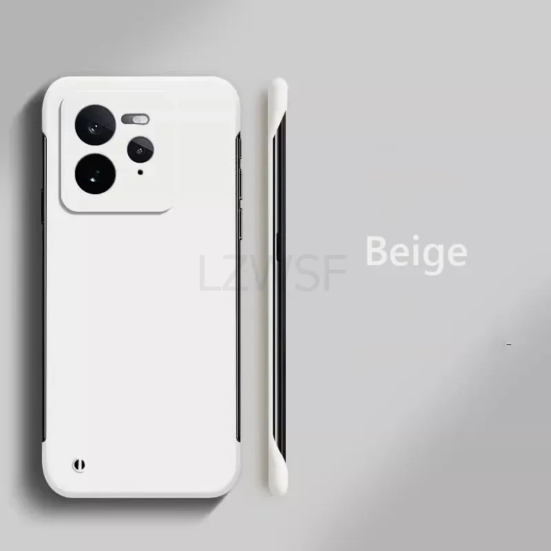 Frameless Slim Matte Hard Back Shockproof Case