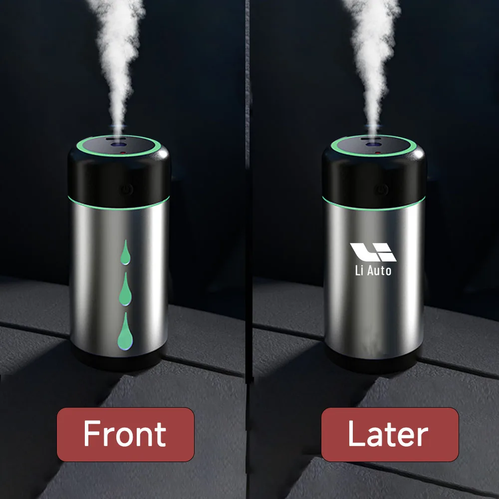 Silent Humidifier With projection USB Air Humidifier Car Mist DiffuserAir Freshener For Li Auto Lixiang One L7 L8 L9 L9 Max