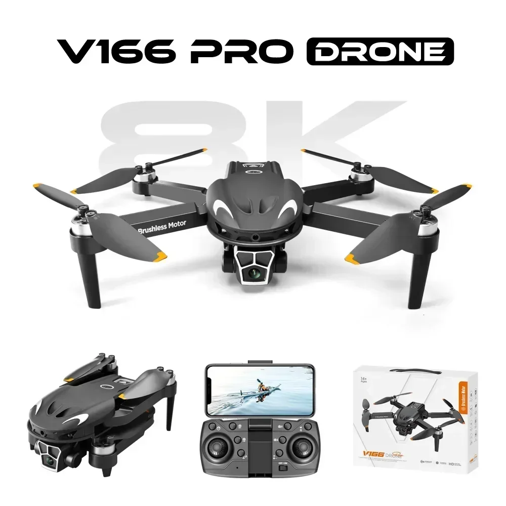 V166 Drone2024 8k professional rc helicopter Mini ufo aircraft jjrc plane elicoptero en oferta low price drones Aircraft - Imagen 4