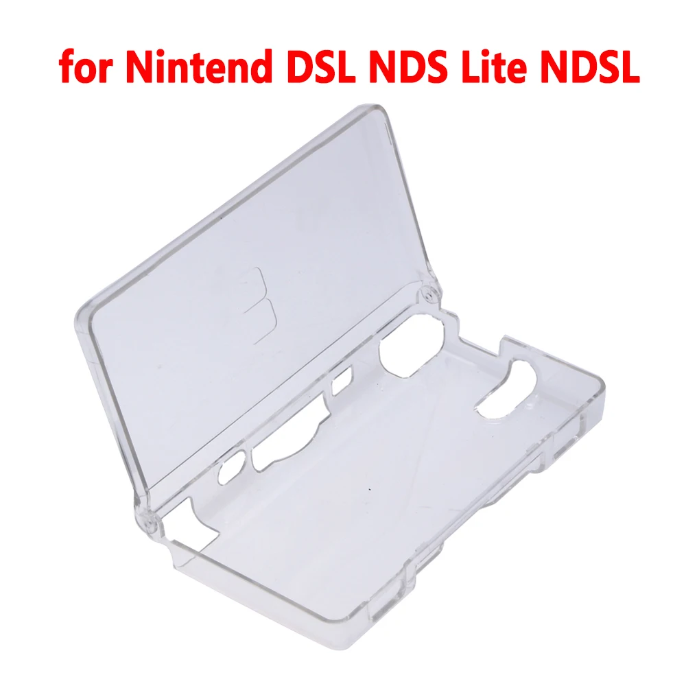 닌텐도 DSL NDS Lite NDSL 크리스탈 투명 하드 스킨 케이스 커버, 콘솔 완전 보호 플라스틱 게임 액세서리 케이스 커버