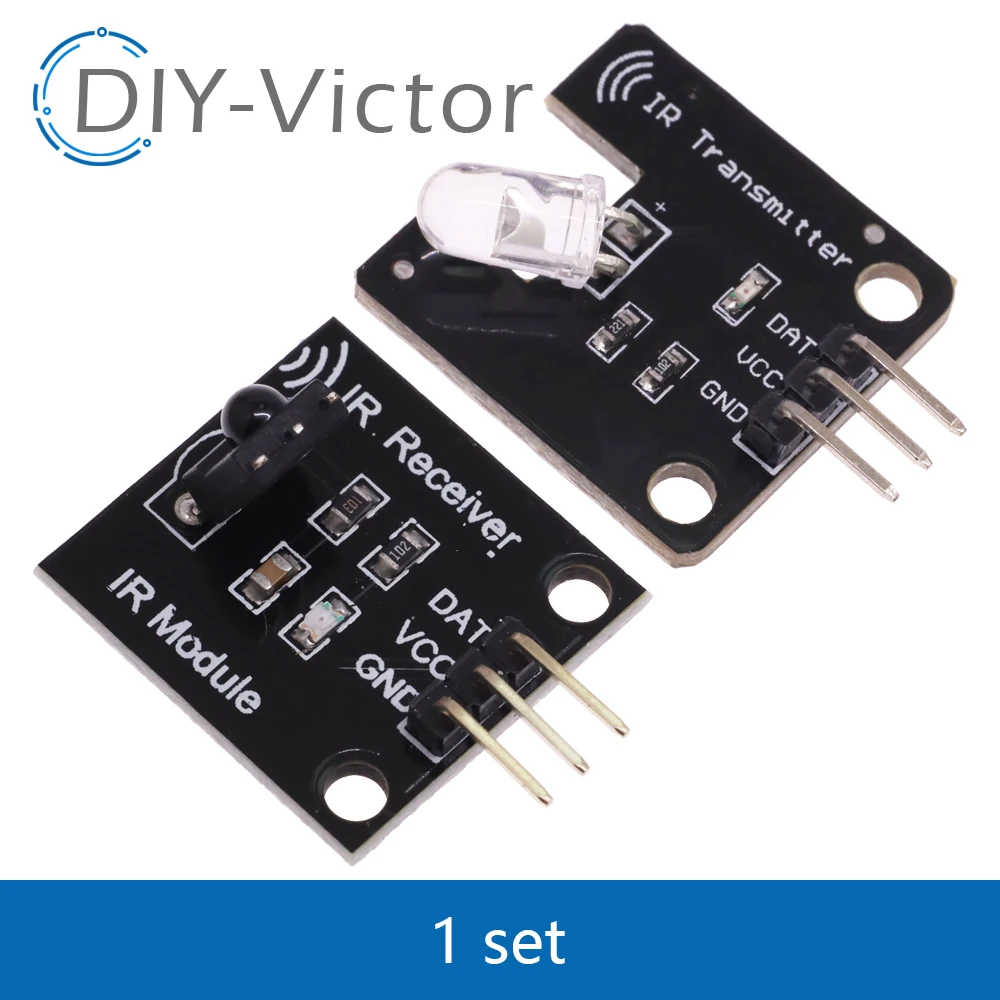 Getting Started In Electronics 38Khz Ir Receiver Ir Transmitter Sensor ...
