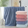 Large Coral Velvet Bath Towels, Soft Face Towel, Absorbent Shower Robe for Home, Spa and Beath, 140x70cm 1