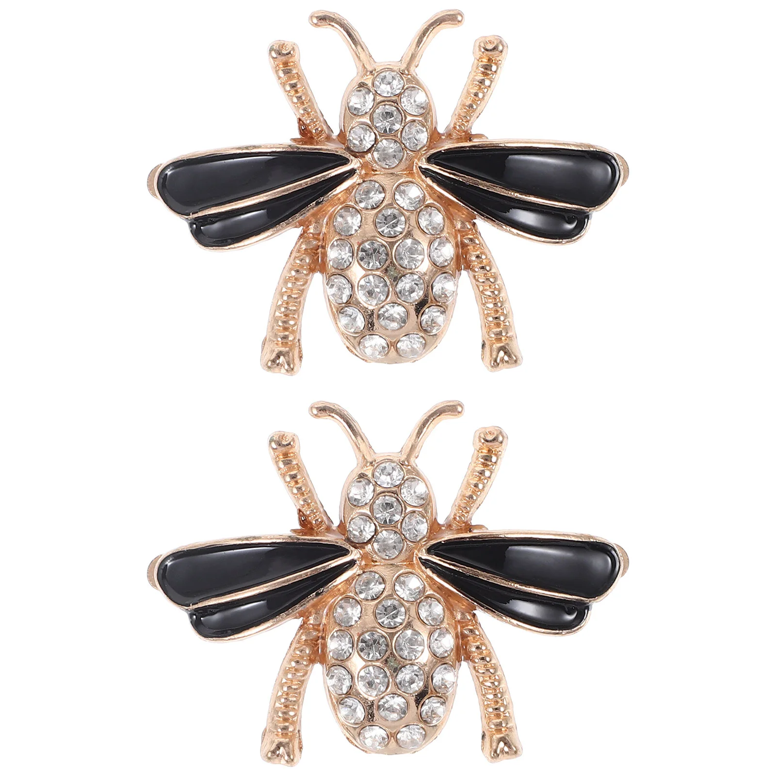 

2 Pcs Shoe Buckle Accessories Clips Ornaments Decorate Cute Buckles Metal Charms