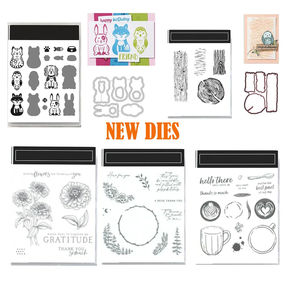 Tazas De Plantas, Sellos Transparentes Y Troqueles... – Grandado