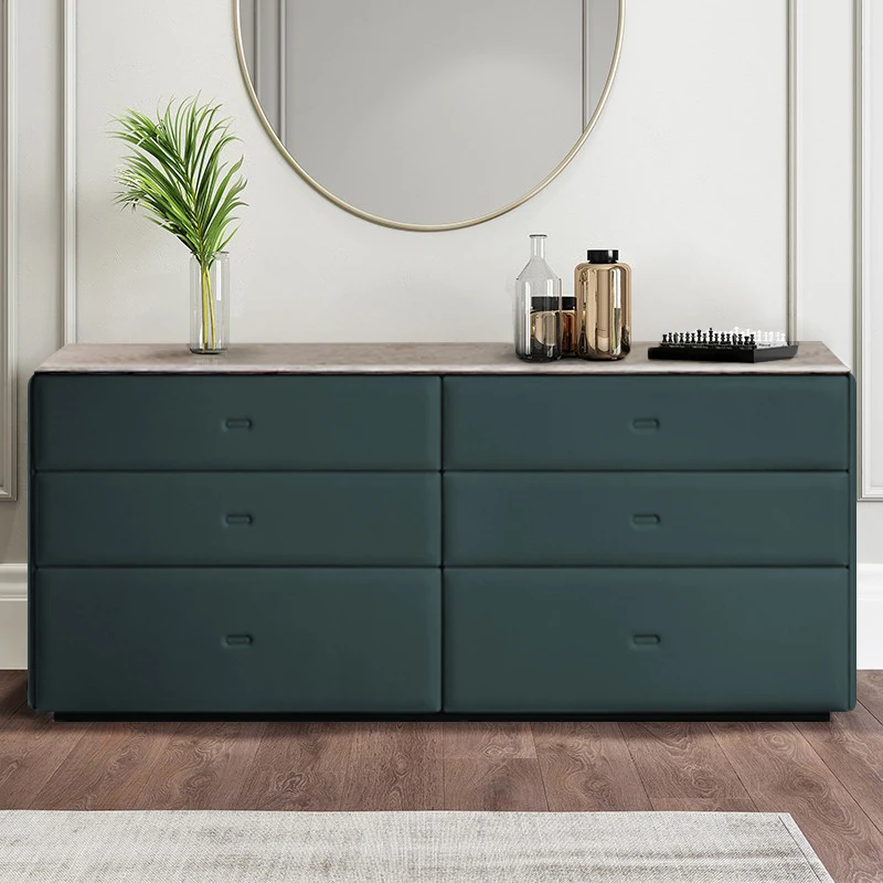 

Italian luxury designer TV cabinet Post-modern bedroom storage bucket cabinet