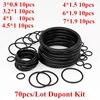 New 120pcs/Set & 70pcs/Set Anti Gas Leak Assortment Rubber O-Ring Seals Washers Gasket For Dupont & Other Famous Brand Lighter 3