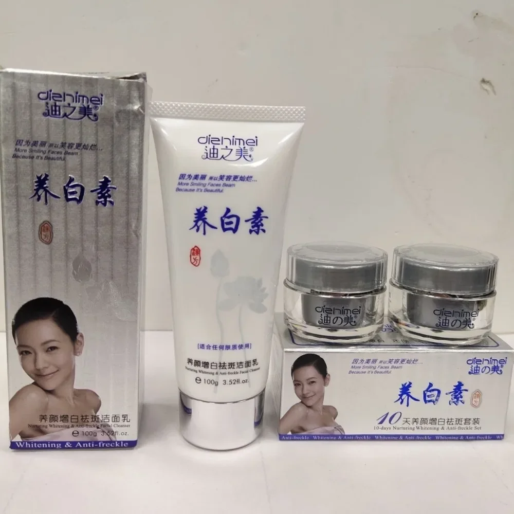 Original 10 Days MOISTURIZING Whitening Day Night Beauty Cream Facial Cleanser Skin Care Sets 1
