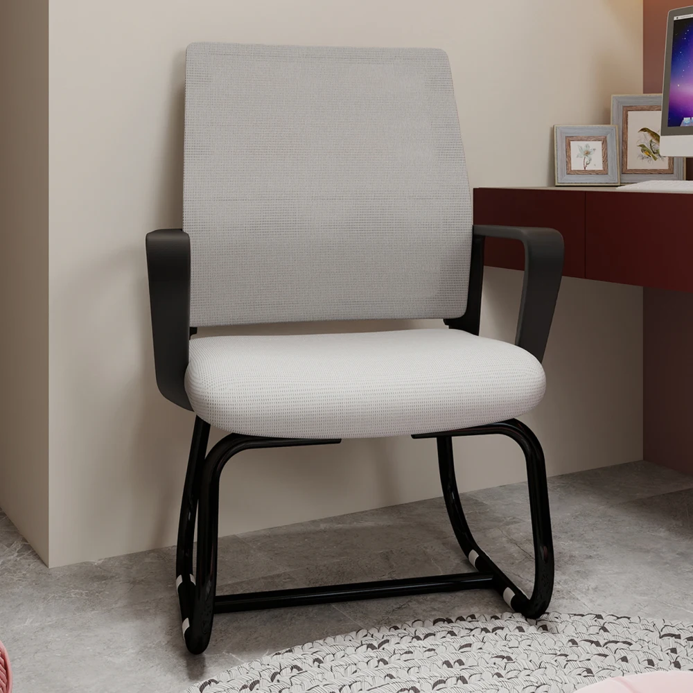 Minimalistischer Moderner Bürostuhl – Metallgestell, Weich & Bequem, Für Zuhause & Büro, In Verschiedenen Farben Erhältlich – Detail 11