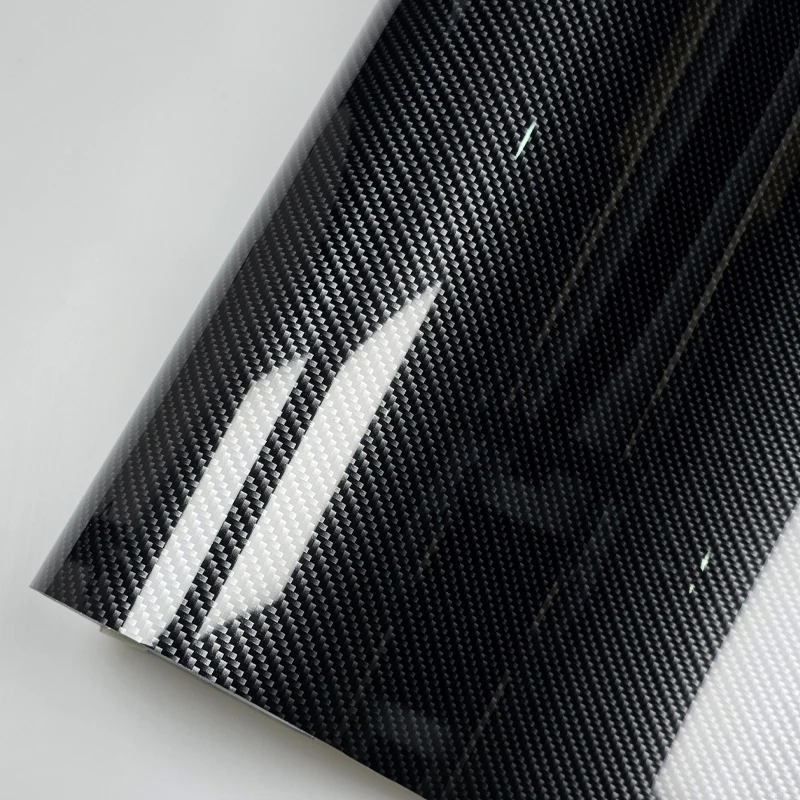 Cosmic Hex Black Carbon Fiber Vinyl Wrap for Vehicle Interior & Exterior