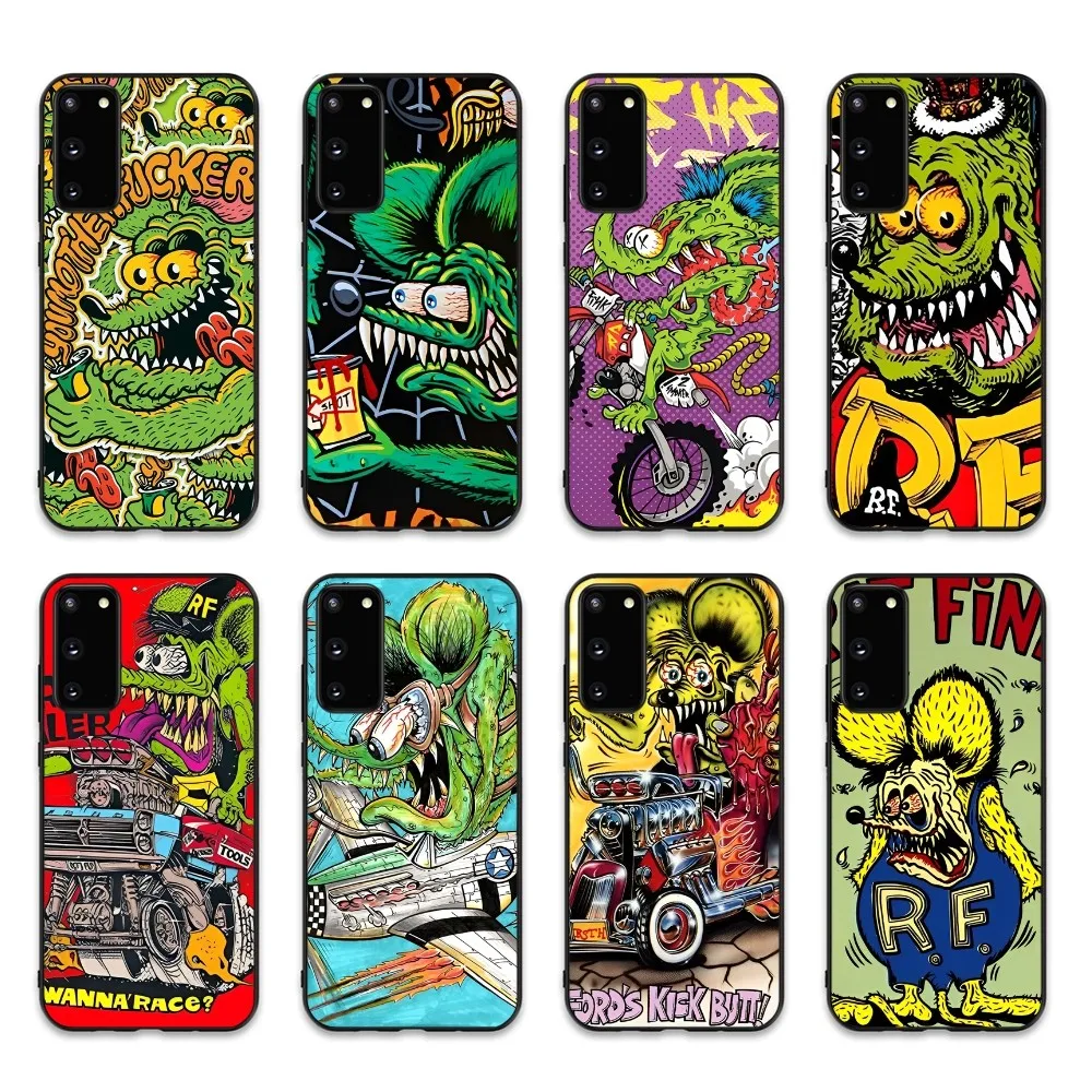 Funny Rat Fink Custodia Per Telefono Stampata Per Samsung S 9 10 20 21 22 23 30 23Plus Lite Ultra Fe S10Lite Fundas