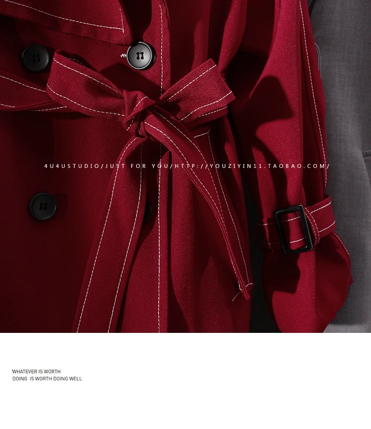 SuperAen Elegant Solid Color Trench Women's 2023 Autumn New England Style Vintage Turn-down Collar Loose Casual Coat