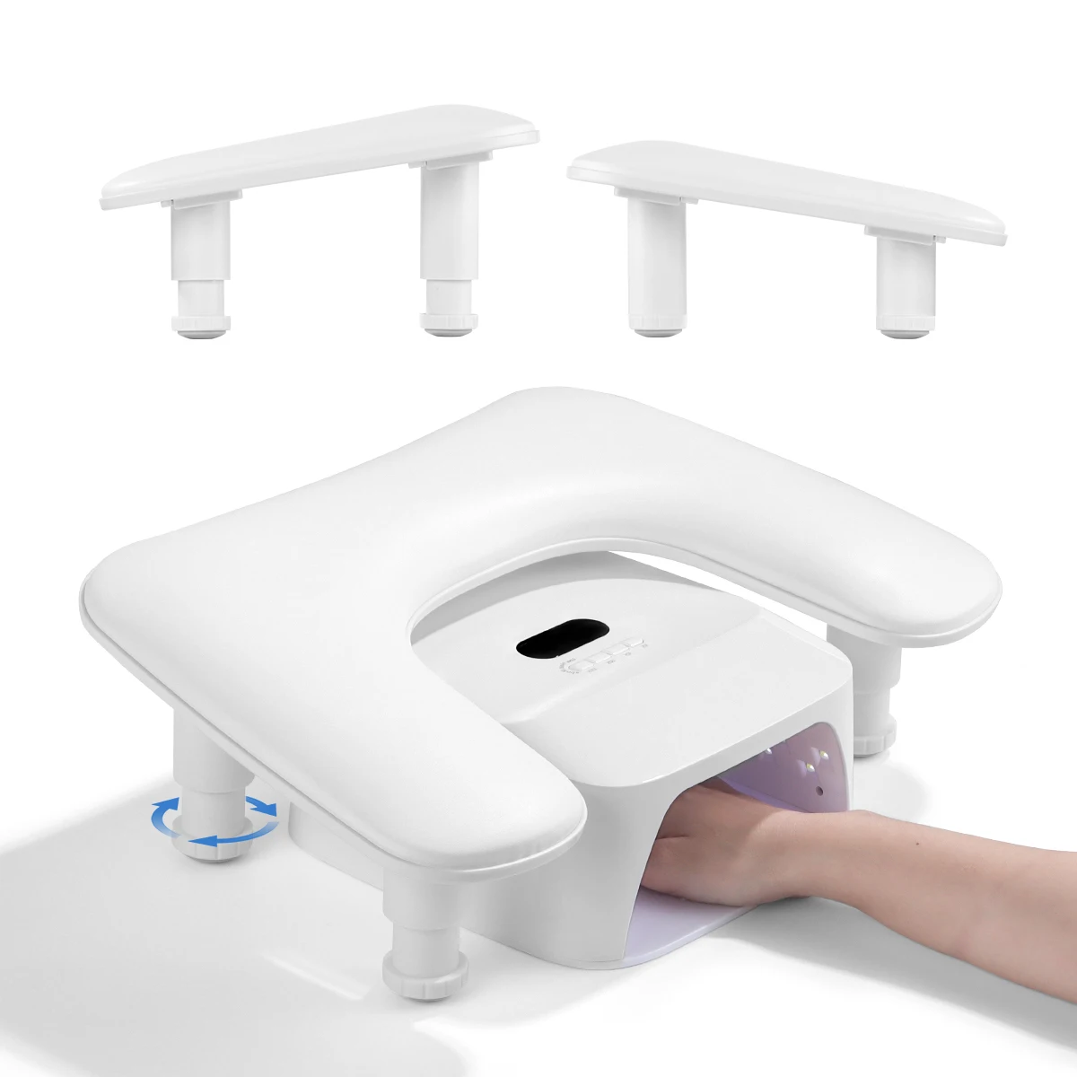 Upgraded Arm Rest Nails U-Shaped Rotating Lifting Nail Pillow Comfortable Manicure Nail Hand Rest Pillow Cushion