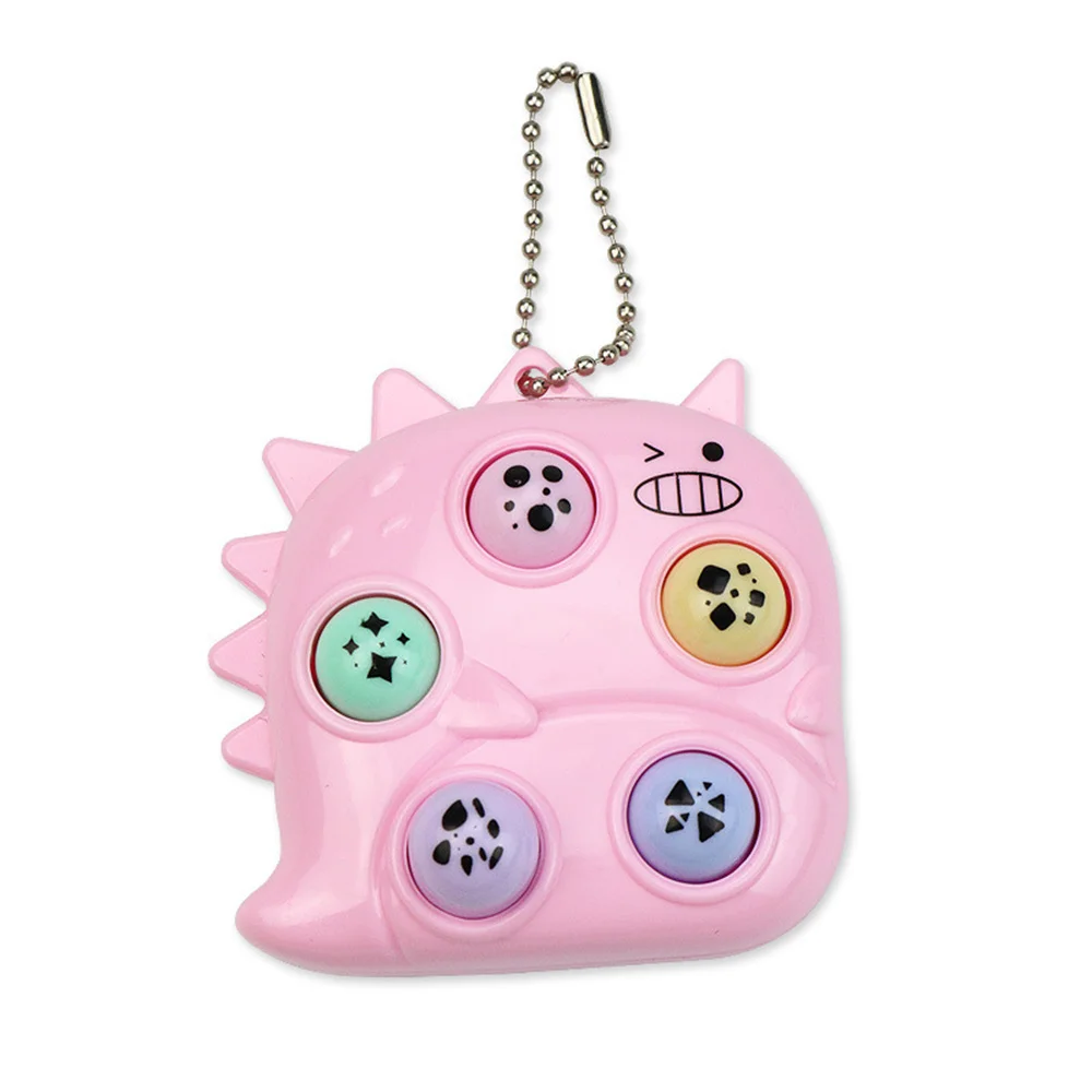 Hamster Mini Handheld Parent-child Interactive Keychain Hamster Game Machine Unzip Toys Decompression