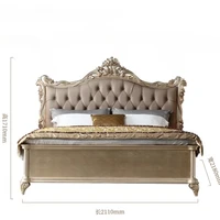 Armoires de lecture lits Double esthétique reine cadre de couchage lits chambre salon luxe Camas matrimoniales accessoires pour la maison 5