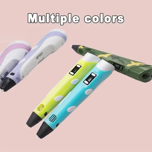 Electronic 3D Printing Pen with 9M PLA Filament | High-Temperature 3D Drawing Graffiti Pen for Kids & Adults, Intelligent Toy Gift 3