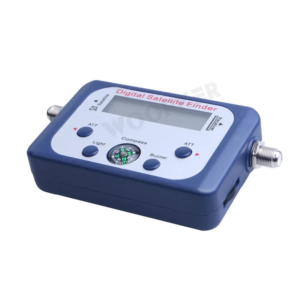 Digital Satellite Finder Satlink Tester Meter TV Signal Receiver Sat Finder with Compass and LCD Display FTA DVB S2 TV Tuners