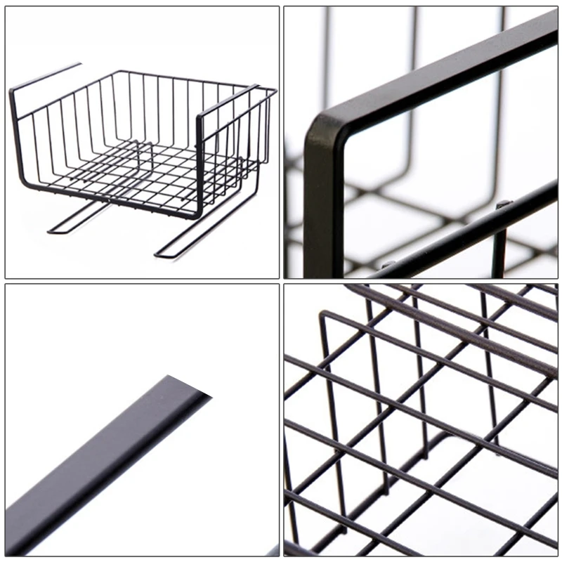 

Подвесная металлическая сетчатая вешалка под полку