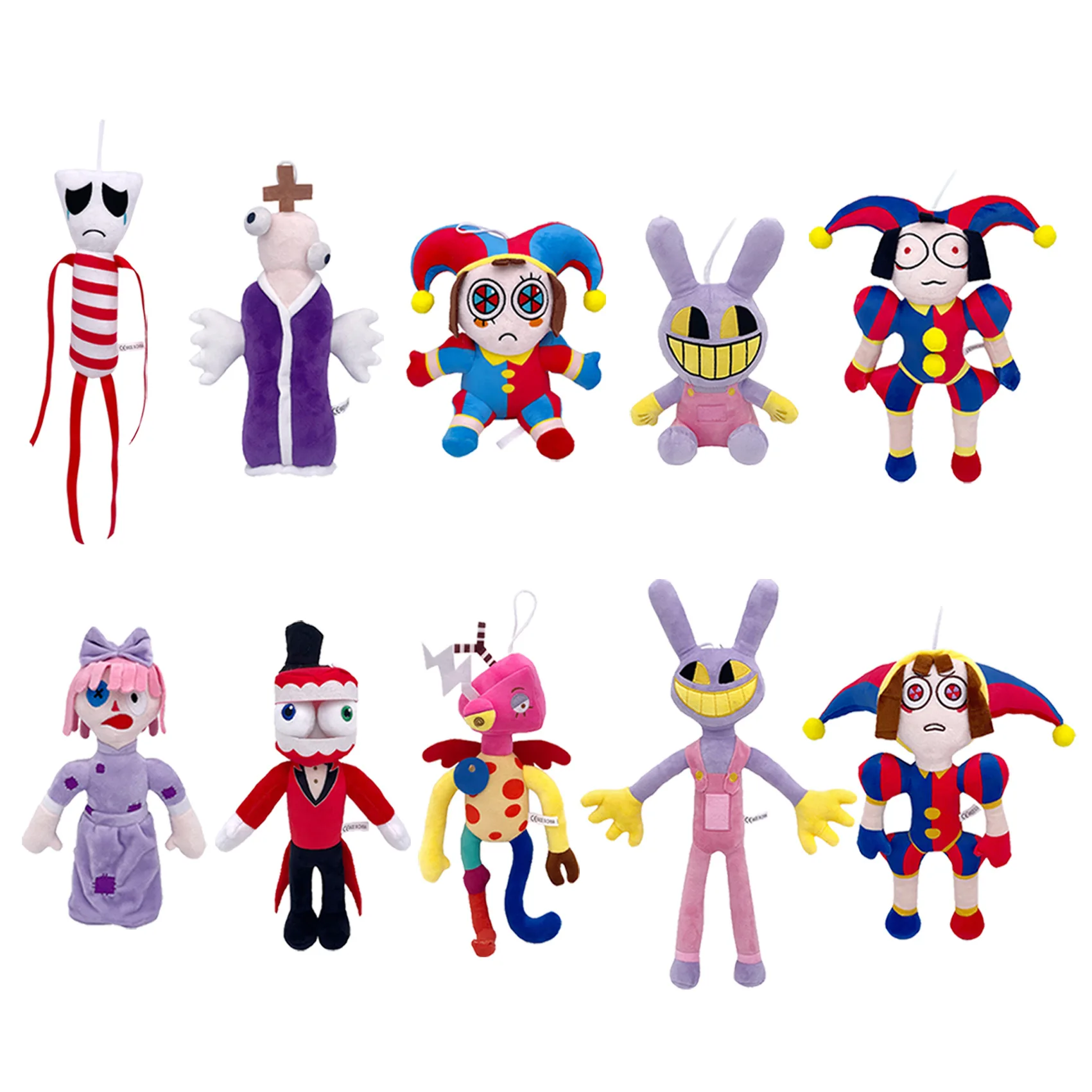 

8pcs 18~40CM The Amazing Digital Circus Plush Toy Anime Cute Cartoon Clown Soft Stuffed Doll Funny Girl Birthday Christmas