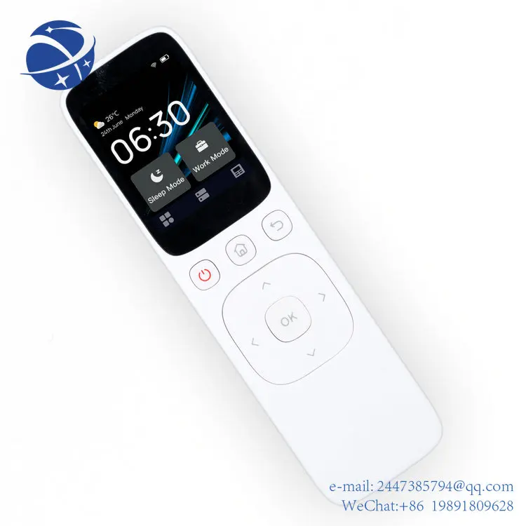 

Yun Yi Hot Tuya Wifi Smart Centraal Bedieningspaneel Draadloos Touchscreen Handheld Ir Afstandsbediening Voor Huishoudelijke App