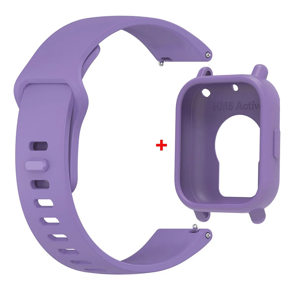 Silicone Strap with Protective Case