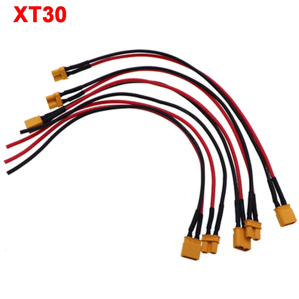 1pc 10CM-1M XT30 U-F/M Male to Female Plug Extension Cable