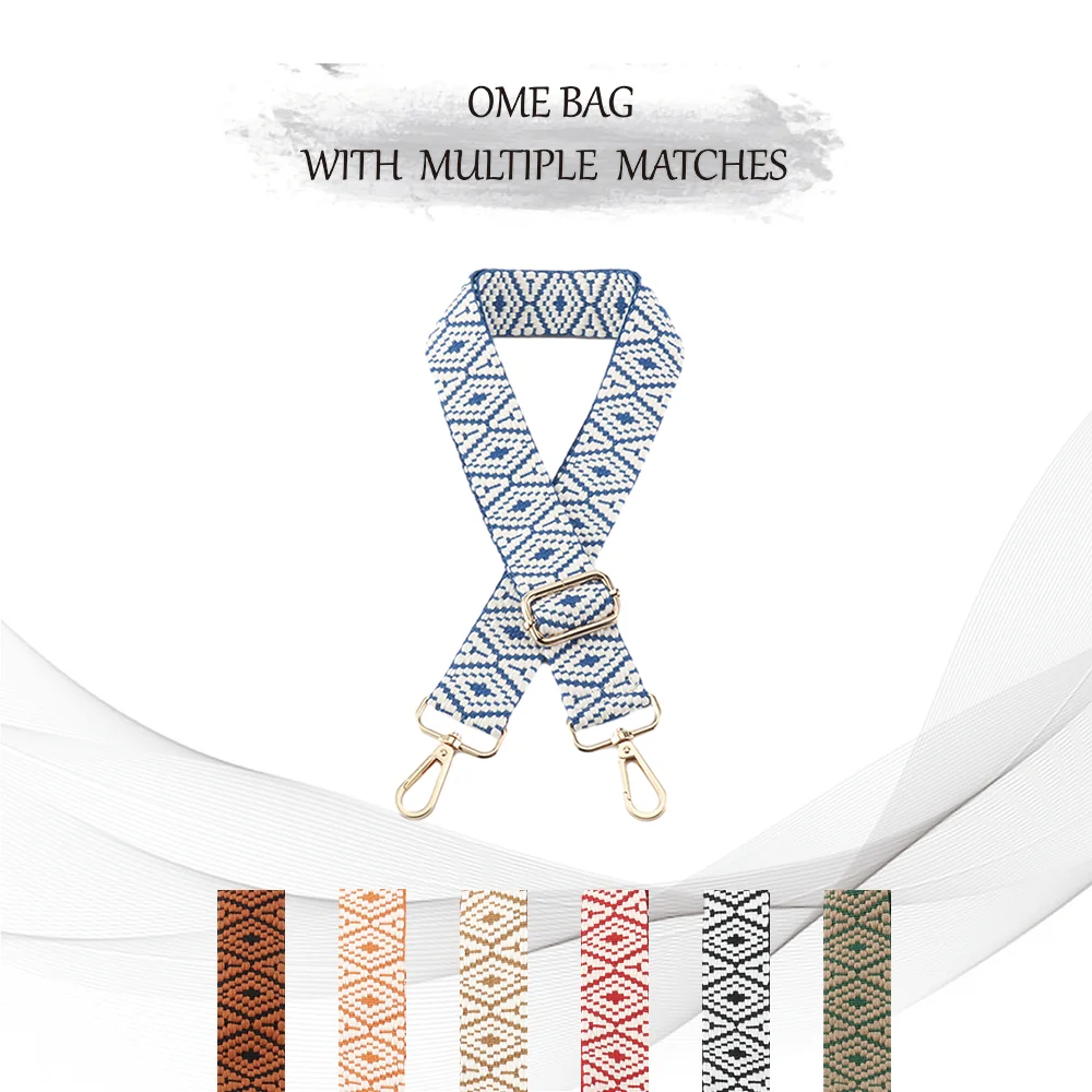 

3.8CM DIY Fashion Women Bag Accessories Bag Strap diagonal cross Shoulder Bag Strap Replacement Adjustable Removable Bag Strap