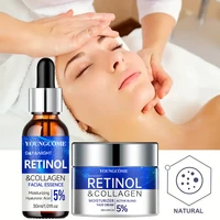 Retinol Cream Serum Combo Set Locks In Moisture Repairs Skin Smoothes Wrinkles Increases Elasticity For Younger Healthier Skin 6