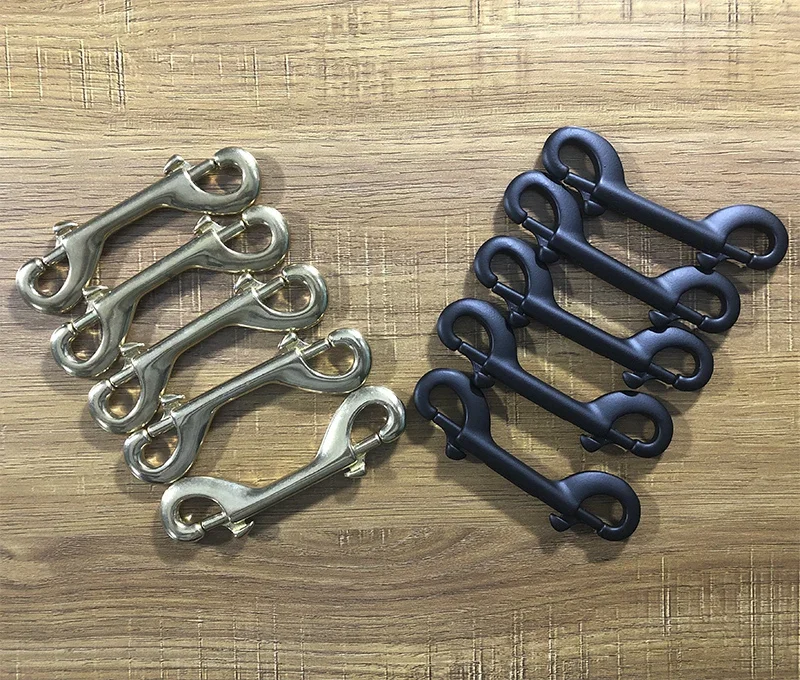 Double Ended Parafuso Snap Hook d Snap Key Ring Mosquetão Titular Singel Ganchos Acessório de Segurança Mergulho Exterior Aço Inoxidável 316 - Image 6