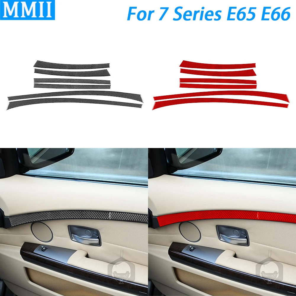 Accessoires d'intérieur de voiture en fibre de carbone pour BMW série 7  E65, E66, F01, F02, protection pour boîte d'accoudoir, accessoires  intérieurs - AliExpress