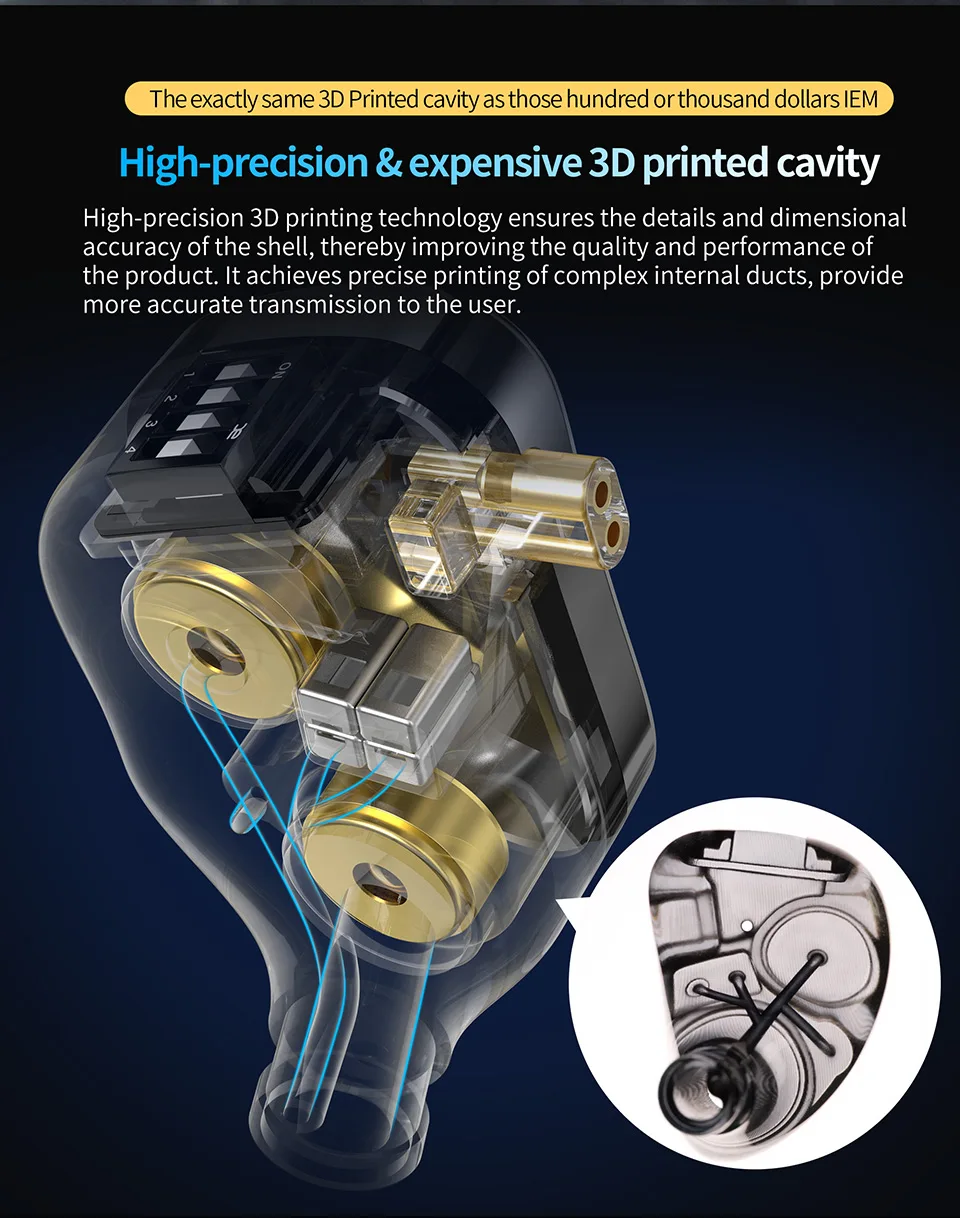 In Ear Monitors CCA Polaris In Ear Monitor Headphones IEM