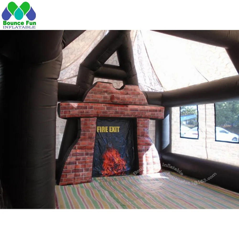 New Outdoor Giant Inflatable Irish Pub Tent With Whole Printing And Fire Place Airblown Bar House For Brisbane Beer Party 4