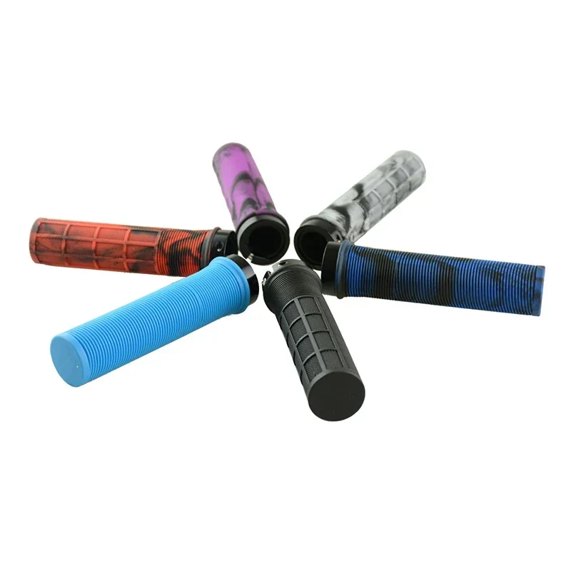 Manopole Per Bicicletta Bambini In Gomma Morbida, Antiscivolo, 2 Paia (nero/rosa), Diametro 22,2 Mm, Universali