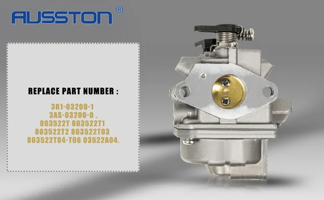 Boat Motor Carburetor Fits Nissan Tohatsu Mercury MF3.5 MFS4 MFS5 NFS4 4 Stroke 3 5hp 4hp 5hp Electric Boat Motor - Foto 12