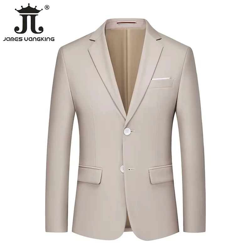 S-6XL 32 색 슬림 피트 맨 블레이저 사무복 코트 캐주얼 비즈니스 남성 자켓 웨딩 드레스 정장 코트 턱시도