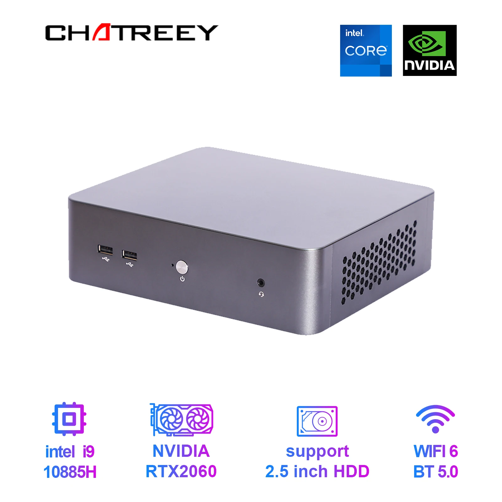 Chatreey G1p Mini Pc Intel Core I9 10885h I7 10870h With Nvidia Rtx