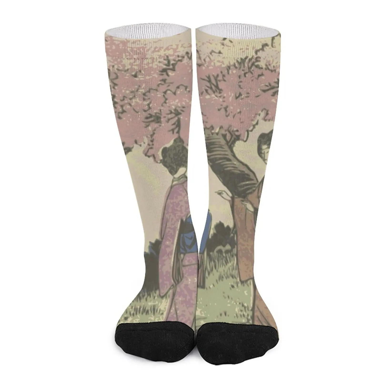 Cherry Blossom Art Socks Socks set snow Women's socks high Women's compression sock characters boondocks socks funny socks for women snow women s compression sock sports socks for men