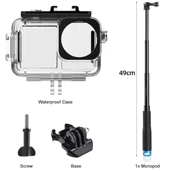 Waterproof 40M Deep Diving Underwater Housing Case - Package C