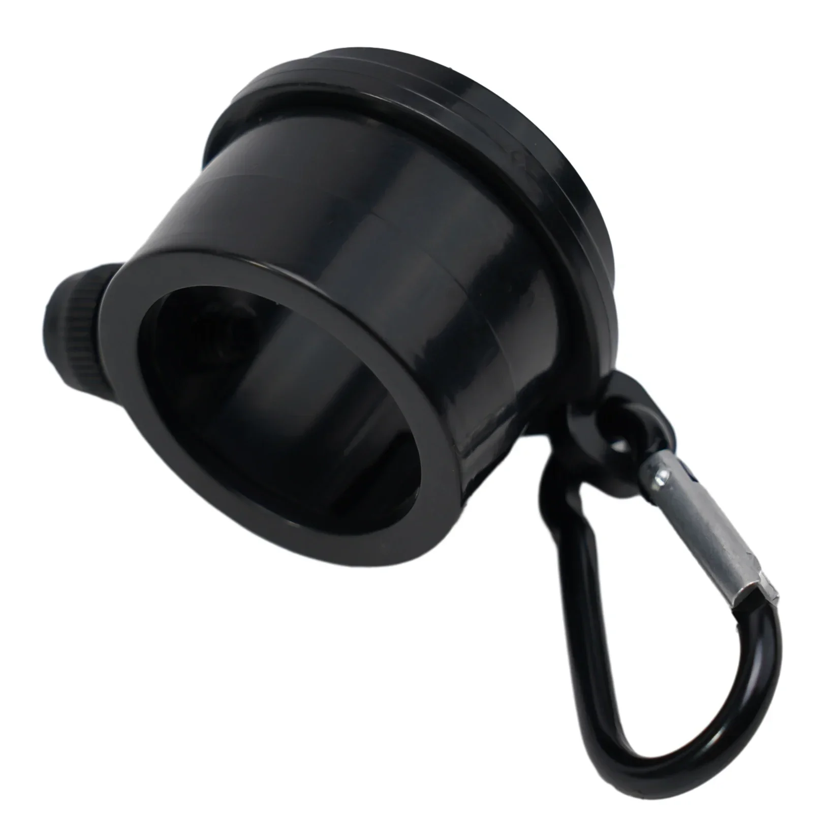 2 Pcs Flag Pole Rings Aluminum Alloy Black No Cracking No Deformation Home Garden