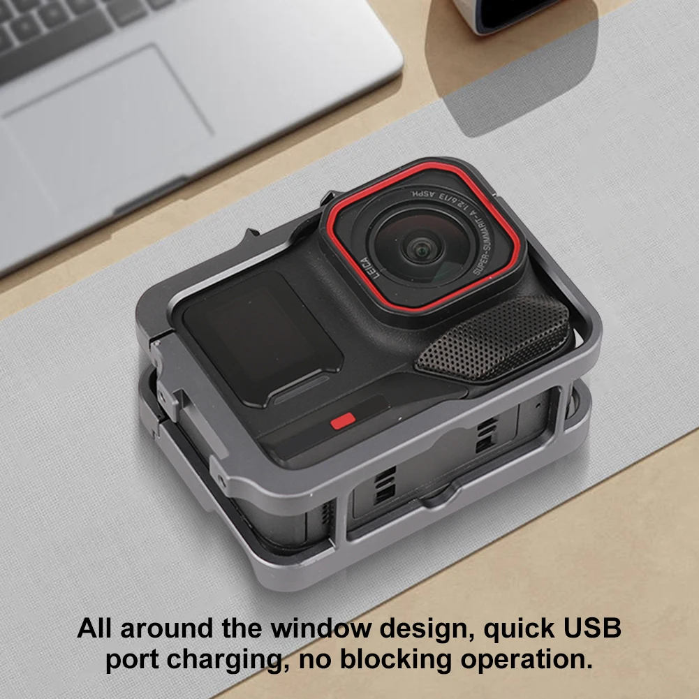 Aluminum Frame Cage Metal Cage Protective Frame Camera Cage for Insta360 Ace Pro 2 for Insta360 Ace/Insta360 Ace Pro