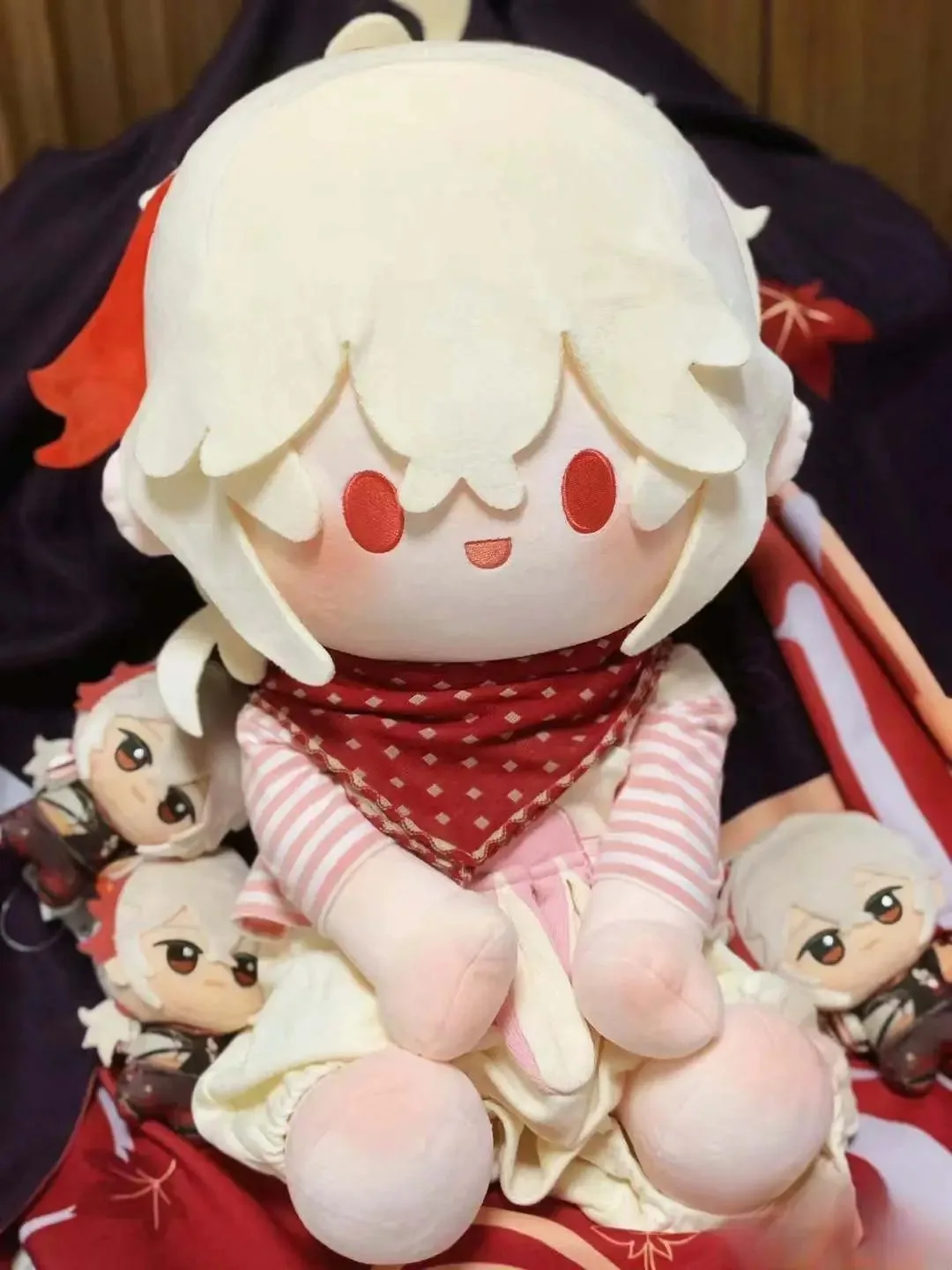 

Anime Kaedehara Kazuha Genshin Impact Cute Soft Plush Cotton Dollbody Cosplay 40CM Cartoon Dress Up Plushie Props Xmas Gift